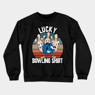 Lucky Bowling Shirt Crewneck Sweatshirt